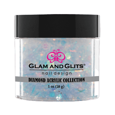 Glam & Glits Diamond Acrylic (Glitter) 1 oz Blue Rain -DAC68-Beauty Zone Nail Supply