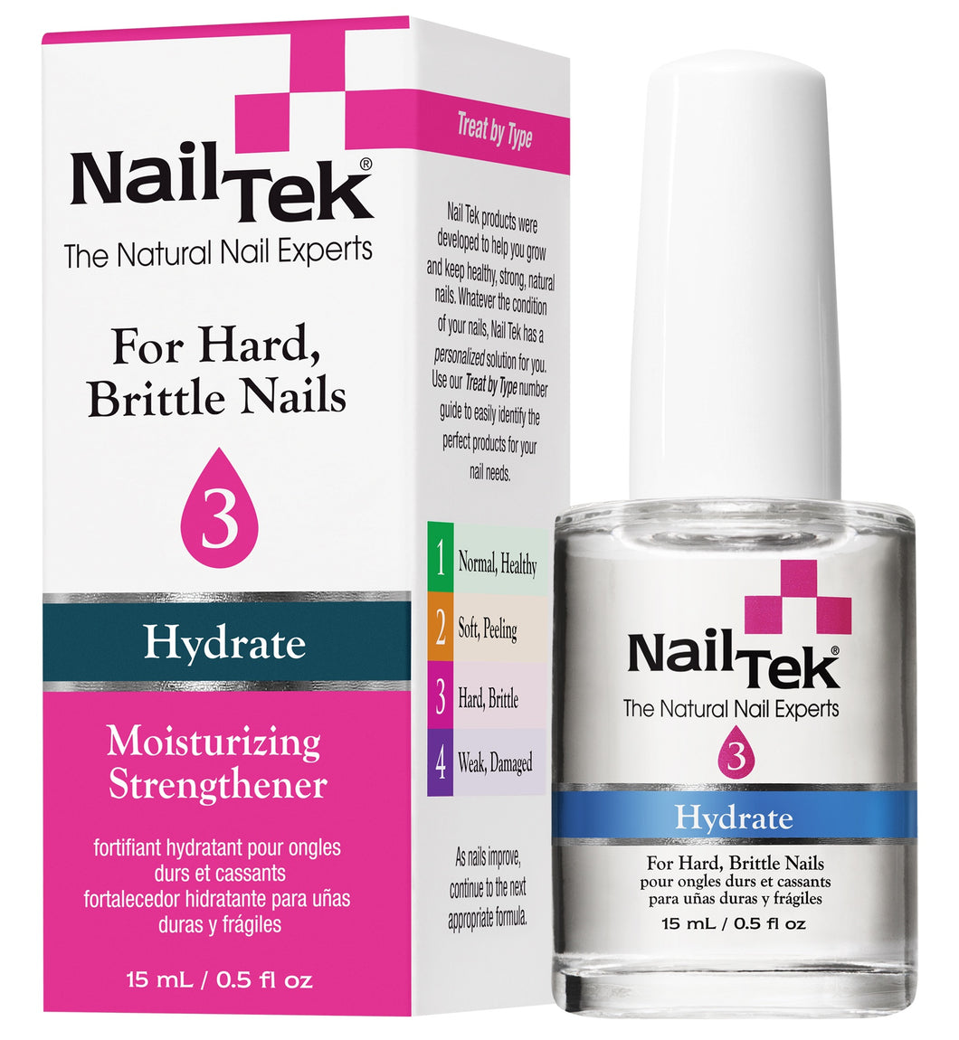 Nail Tek Moisturizing Strengthener 3 0.5 Oz #55831-Beauty Zone Nail Supply