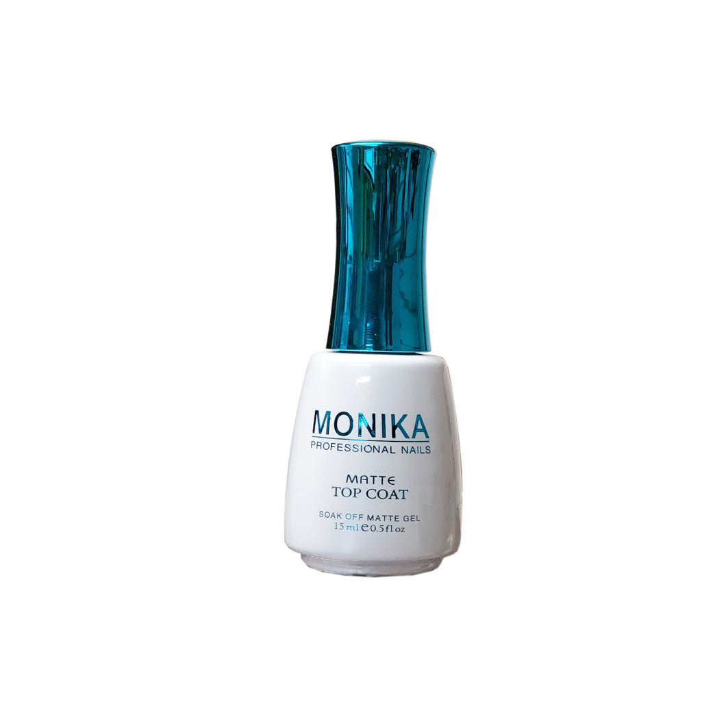 Monika Best Matte Top Coat no wipe 0.5oz/15ml-Beauty Zone Nail Supply