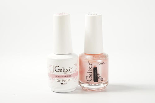 Gelixir Duo Gel & Lacquer Blink Pink 1 PK #006-Beauty Zone Nail Supply