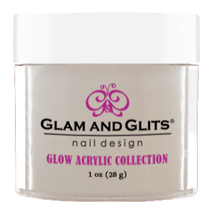 Load image into Gallery viewer, Glam &amp; Glits Glow Acrylic (Cream) 1 oz Illuminate My Love - GL2001-Beauty Zone Nail Supply