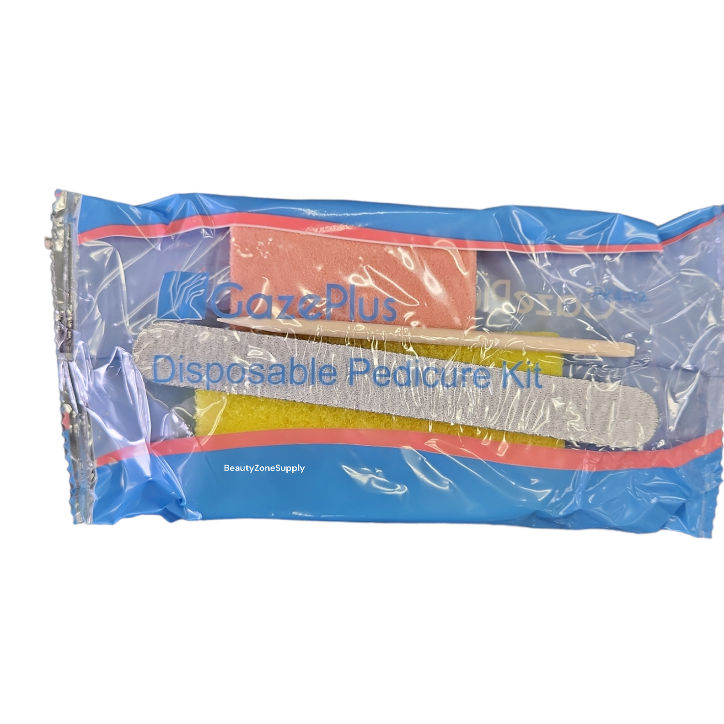 Gazeplus Pedicure Yellow Kit 4 (Pumice-Buffer-File-Pusher)#GPK2