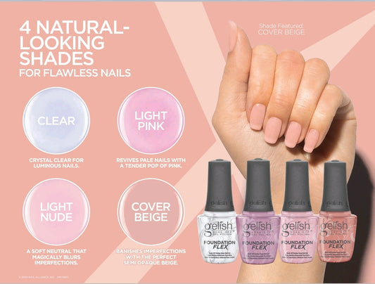 Gelish Brush On Foundation Flex Gel Cover Beige 15 ml 0.5oz #1148018