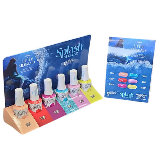 Gelish Soak off Gel Polish Mermaid 6 pc display