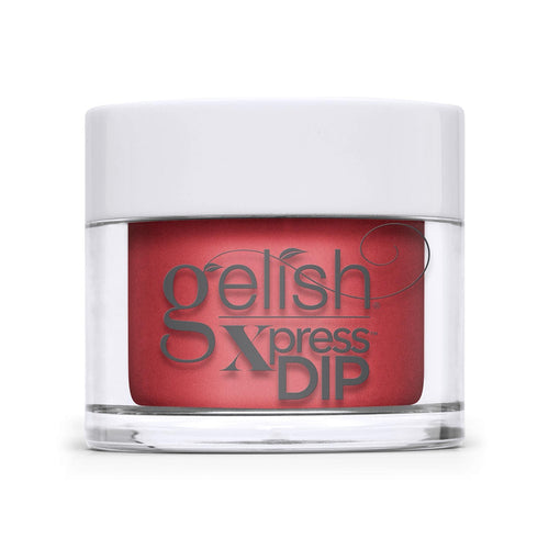 Harmony Gelish Xpress Dip Powder Scandalous Hot Red Crème 43G (1.5 Oz) #1620144