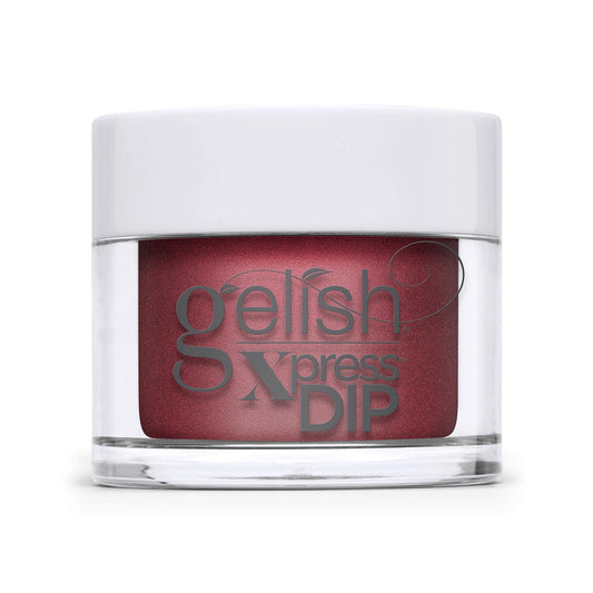 Harmony Gelish Xpress Dip Powder Wonder Woman Red Shimmer 43G (1.5 Oz) #1620031