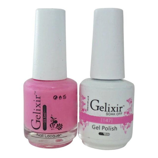 Gelixir Nail Polish Gel & Matching Lacquer 1 PK #147