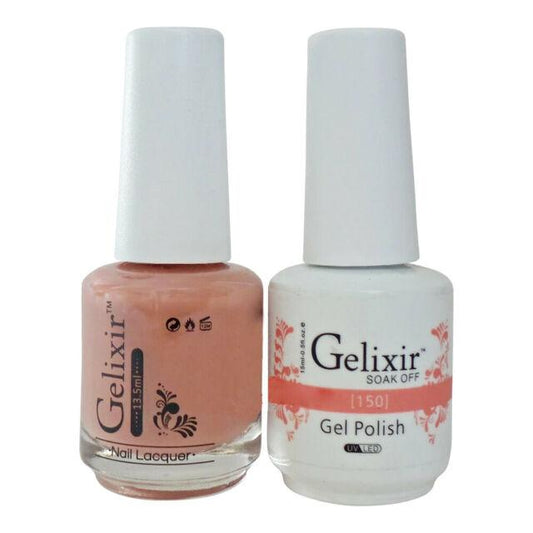 Gelixir Nail Polish Gel & Matching Lacquer 1 PK #150