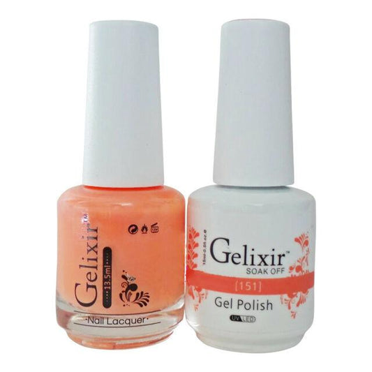 Gelixir Nail Polish Gel & Matching Lacquer 1 PK #151