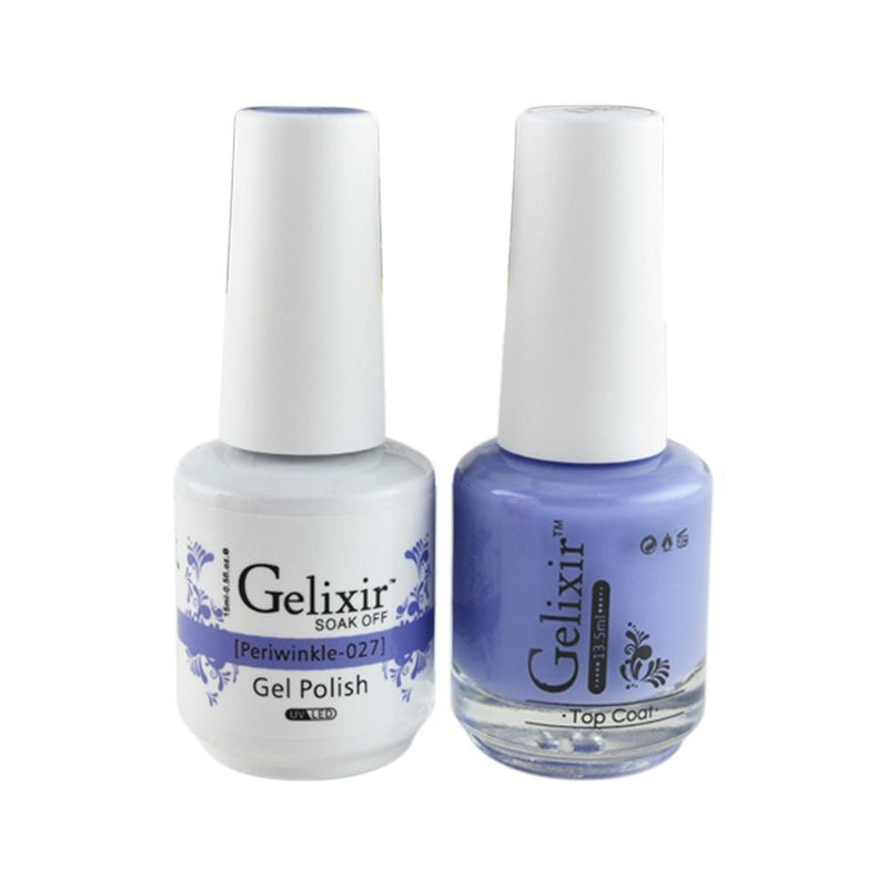 Gelixir Nail Polish Gel & Matching Lacquer Periwinkle 1 PK #027