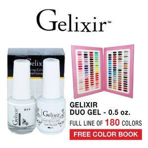 Gelixir Gel Polish & Lacquer Whole Line Duo 180 colors Free Ship!