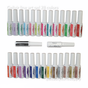 Gelixir line art gel bottle Set 01 to 28