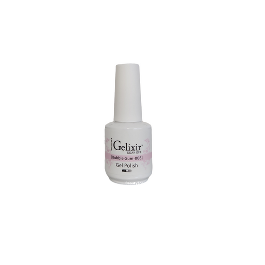 Gelixir Gel Polish Bubble Gum 0.5 oz #008