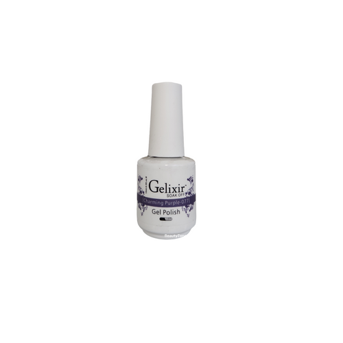 Gelixir Gel Polish Charming Purple 0.5 oz #077