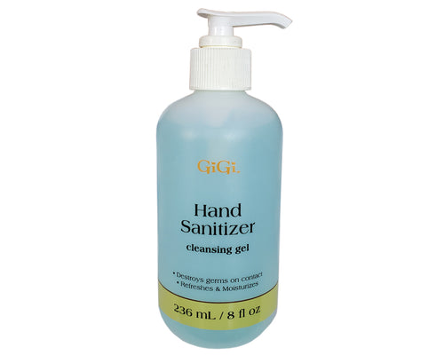 Gigi Hand Sanitizer Cleansing Gel Destroys Germs 236 mL / 8 fl oz-Beauty Zone Nail Supply