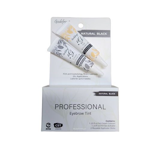 Godefroy Professional Eyebrow Tint 20 Application Natural Black
