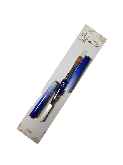 GT two way gel brush with slice-Beauty Zone Nail Supply