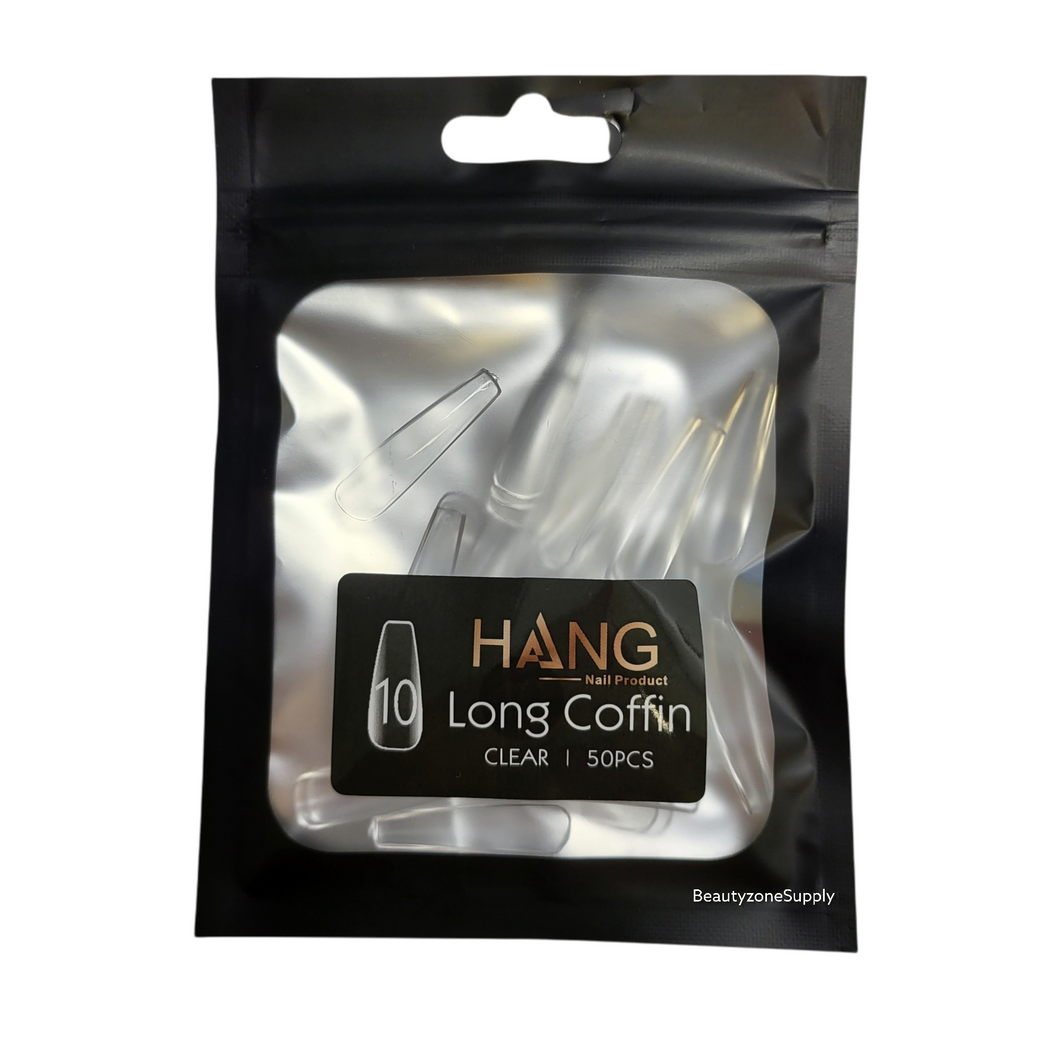 Hang Gel X All Long Coffin Tips 50pcs/bag - refill