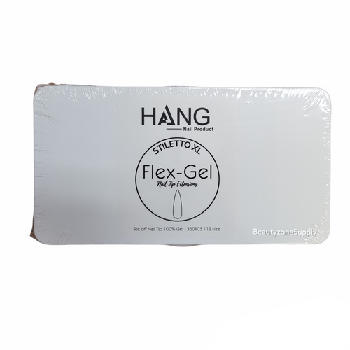 Hang Gel x Tips Stiletto Long XL 360 ct / 12 Size