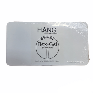 Hang Gel x Tips Coffin Long XXL 300 ct / 12 Size
