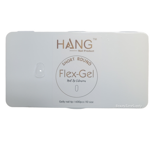 Hang Gel x Tips Round Short 900 ct / 12 Size
