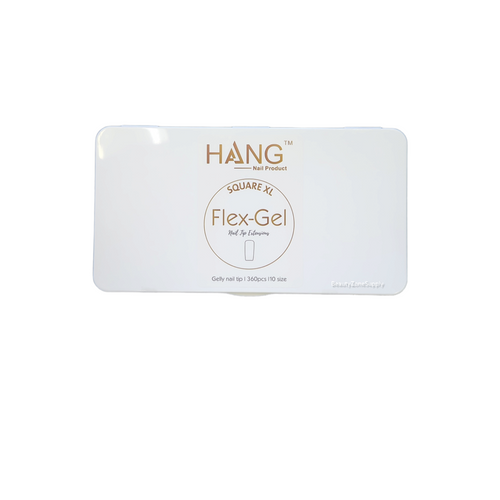 Hang Gel x Tips Square Long XL 360 ct / 12 Size