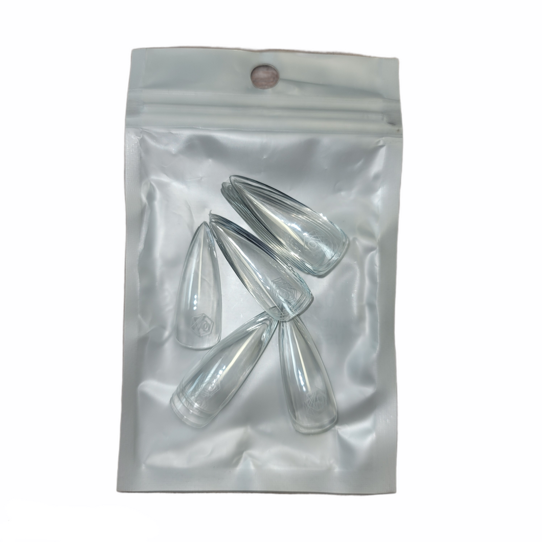 Harmony Gelish Soft Gel Tips Long Stiletto 50 CT Refill