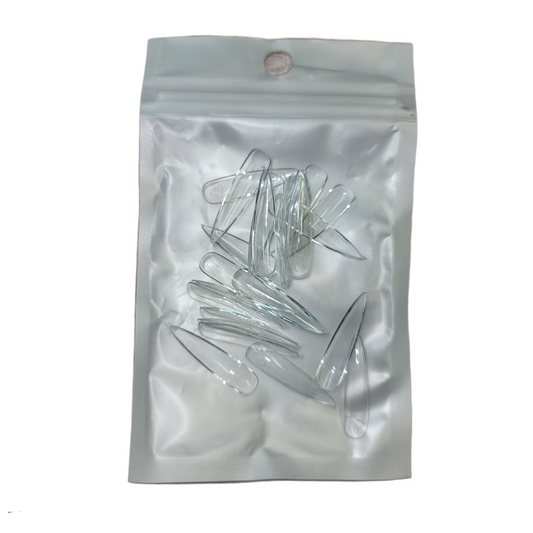 Harmony Gelish Soft Gel Tips Long Stiletto 50 CT Refill