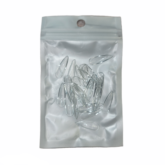 Harmony Gelish Soft Gel Tips Medium Stiletto 50 CT Refill