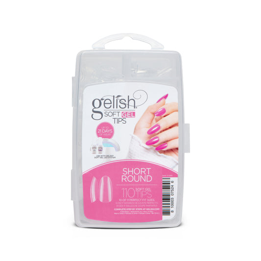 Harmony Gelish Soft Gel Tips Short Round 110 ct #1270005