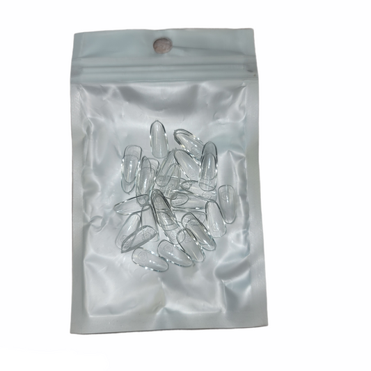 Harmony Gelish Soft Gel Tips Short Round 50 CT Refill
