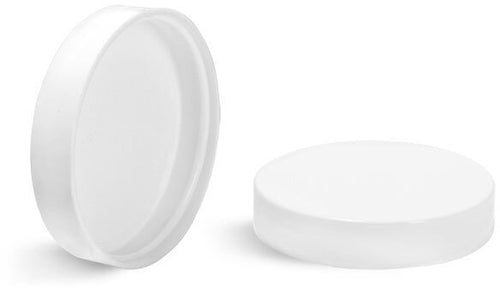 White Cap with Line Only White 89/400 580 For Powder Jar