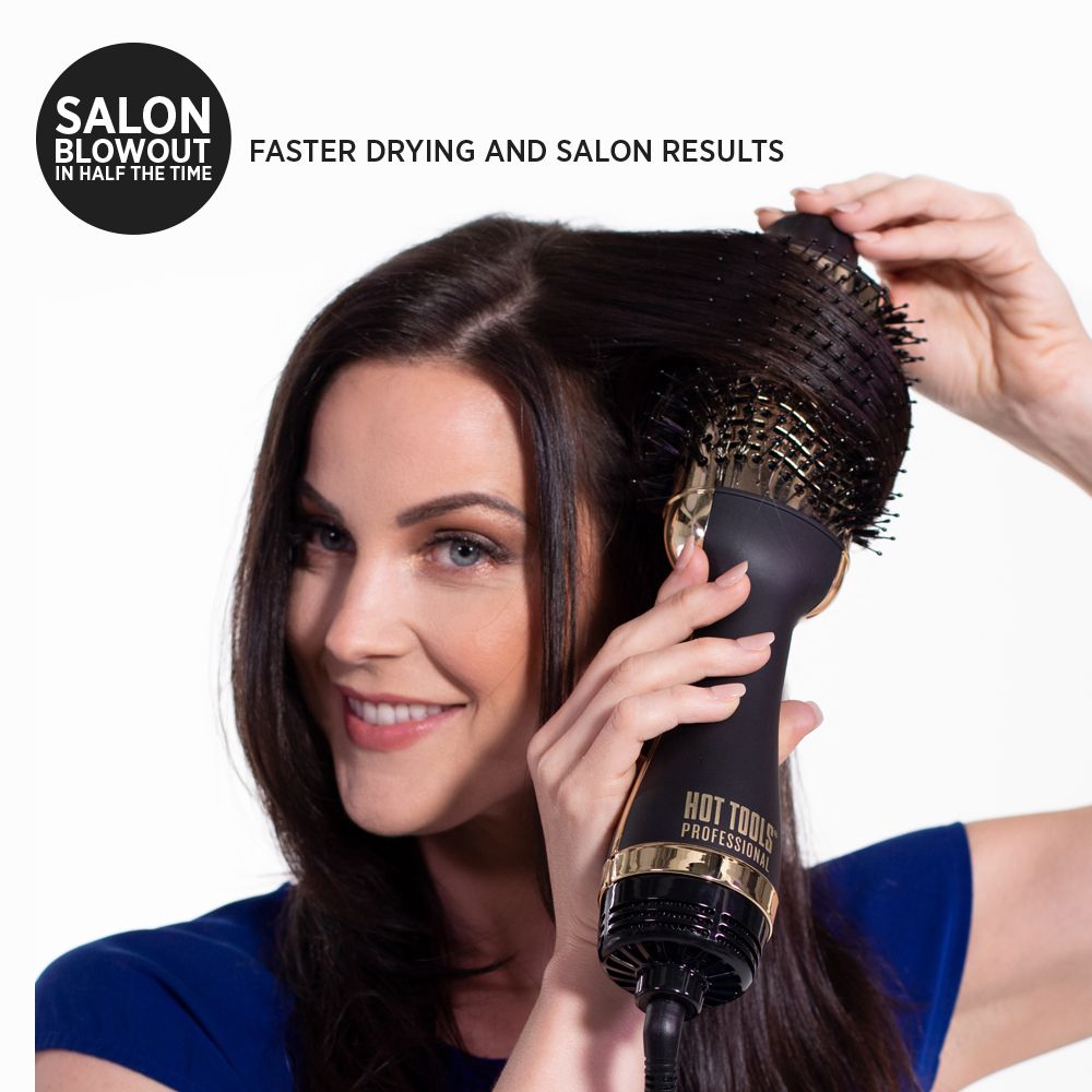Hot Tools Oval 24 Gold One Step Blowout HT1076-Beauty Zone Nail Supply