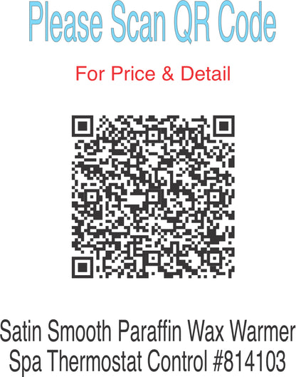 Satin Smooth Paraffin Wax Warmer Spa Thermostat Control #814103