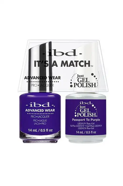 Ibd Just Gel Color Duo Passport to Purple  66677