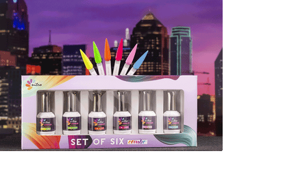 Nitro Luminous Gel Glow in the Dark Set of 6