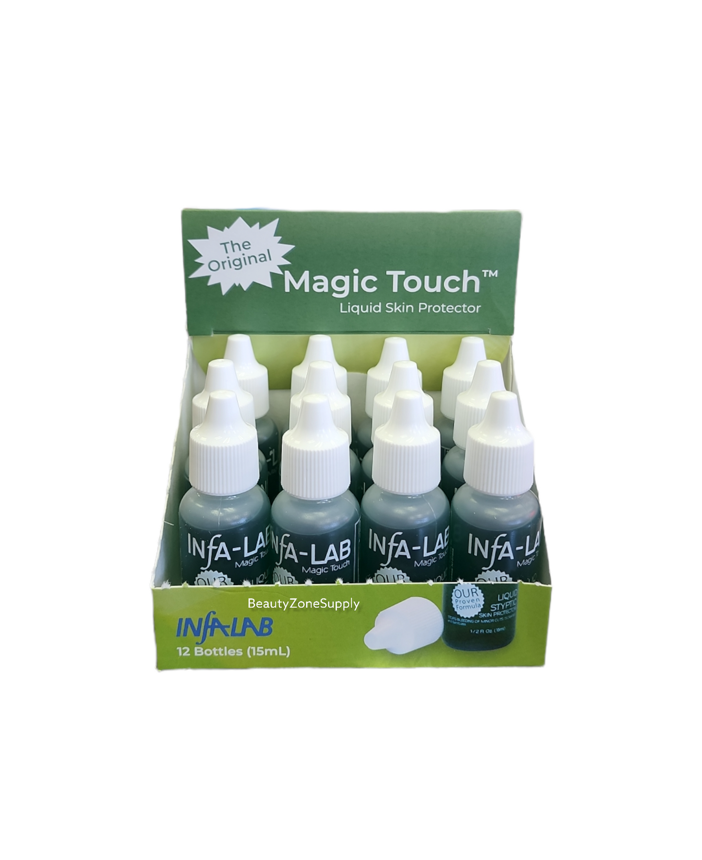 INFA LAB Magic Touch Liquid Styptic Skin Protector 12 pcs Tray