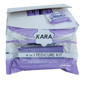 Kara Pedicure Kit 4 (Pumice-Buffer-File-Toe) 200 set #KA2