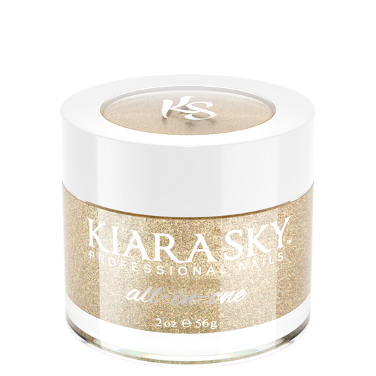Kiara Sky All In One Dip Powder 2 oz Dripping In Gold D5017-Beauty Zone Nail Supply