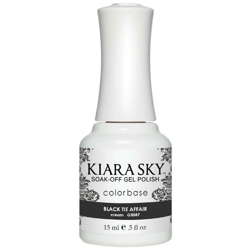 Kiara Sky All In One Nail Lacquer 0.5 oz BLACK TIE AFFAIR N5087-Beauty Zone Nail Supply