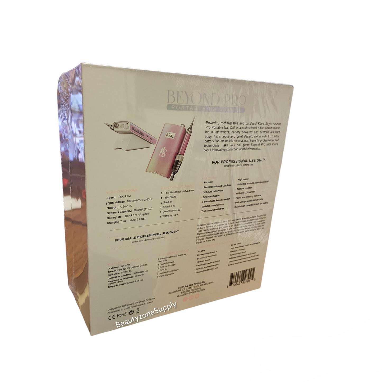 Kiara Sky Nail File Drill Portable Machine Unicorn