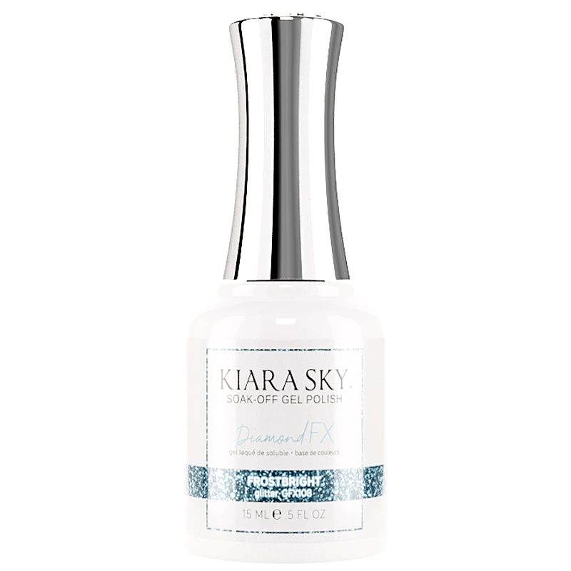 Kiara Sky Diamond FX Gel Polish- FROSTBRIGHT 0.5 oz #GFX108
