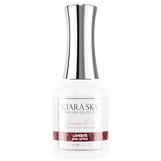 Kiara Sky Diamond FX Gel Polish- LOVEBITE 0.5 oz #GFX103