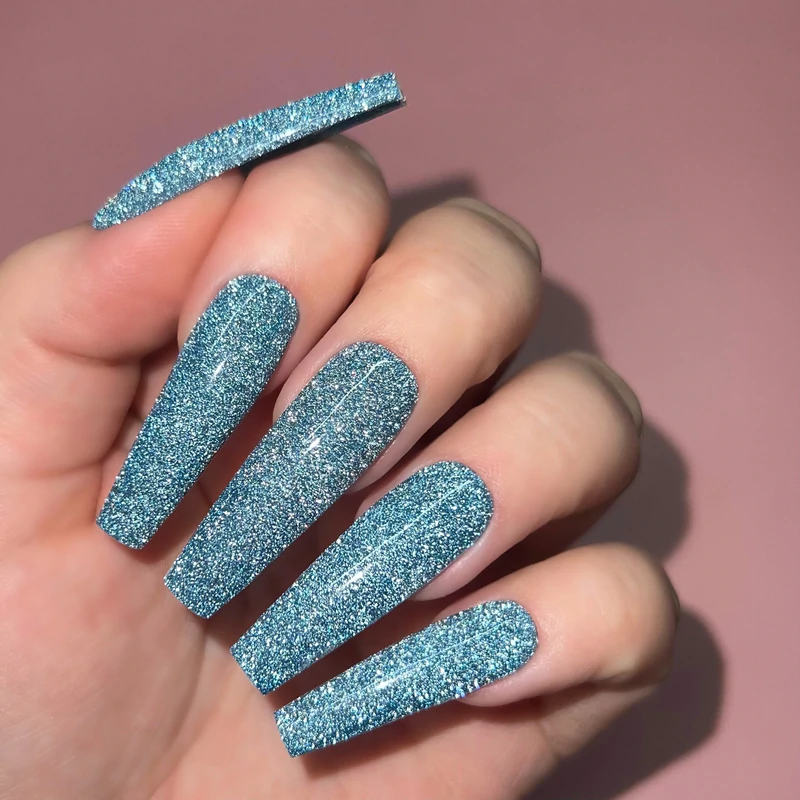 Kiara Sky Diamond FX Gel Polish- SO INTO BLUE 0.5 oz #GFX107