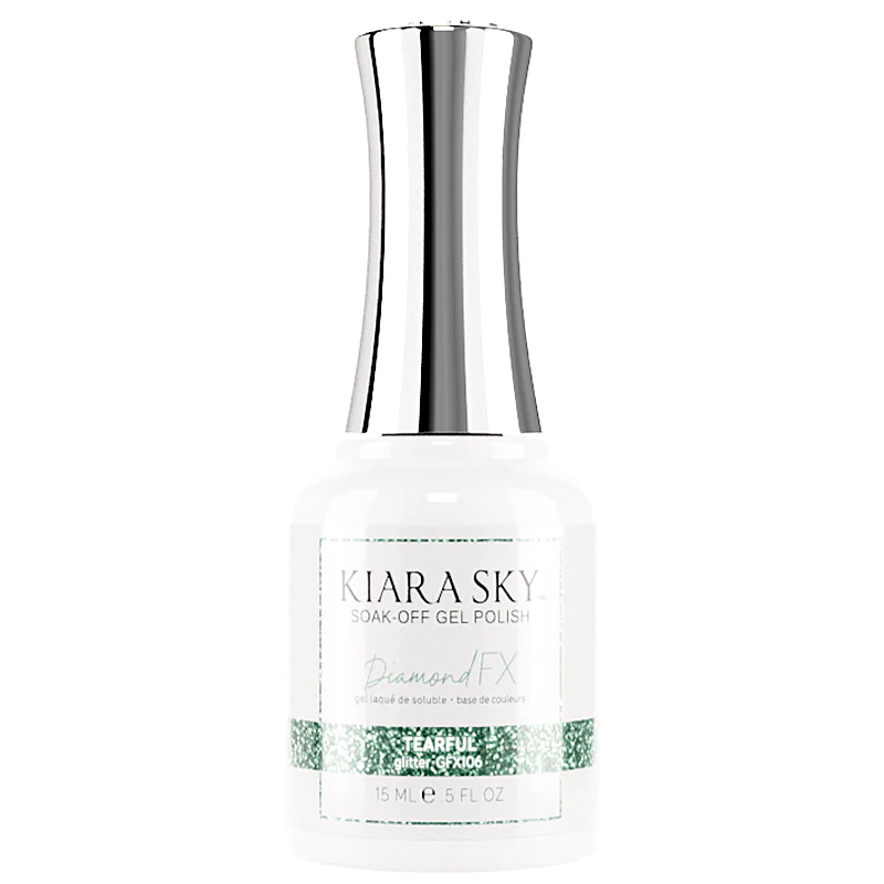 Kiara Sky Diamond FX Gel Polish- TEARFUL 0.5 oz #GFX106