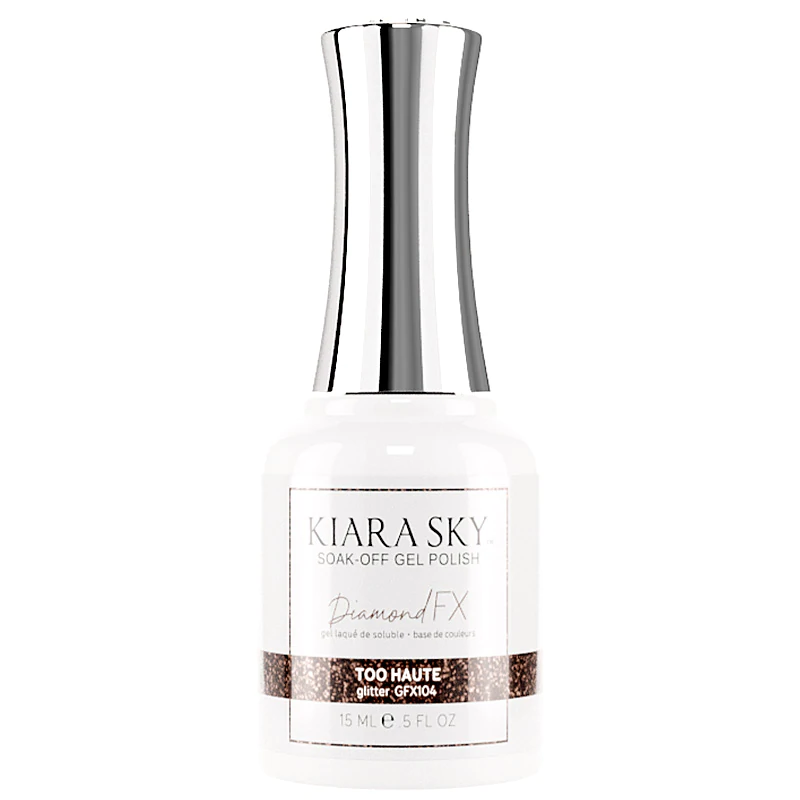 Kiara Sky Diamond FX Gel Polish- TOO HAUTE 0.5 oz #GFX104
