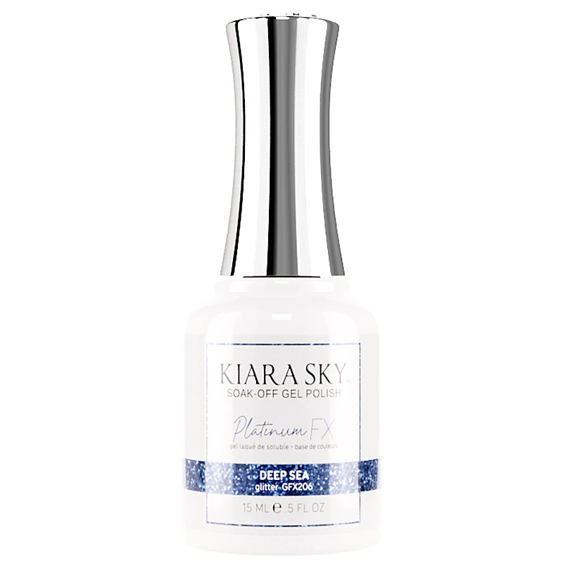 Kiara Sky Platinum FX Gel Polish- DEEP SEA 0.5 oz #GFX206