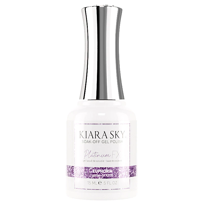 Kiara Sky Platinum FX Gel Polish- EUPHORIA 0.5 oz #GFX205