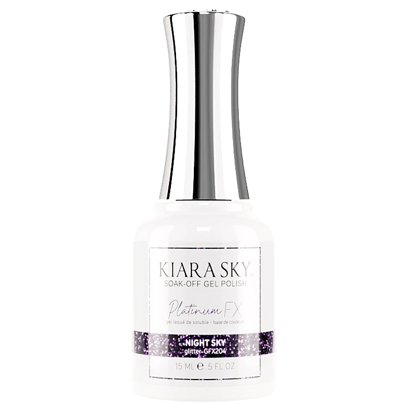 Kiara Sky Platinum FX Gel Polish- NIGHT SKY 0.5 oz #GFX204