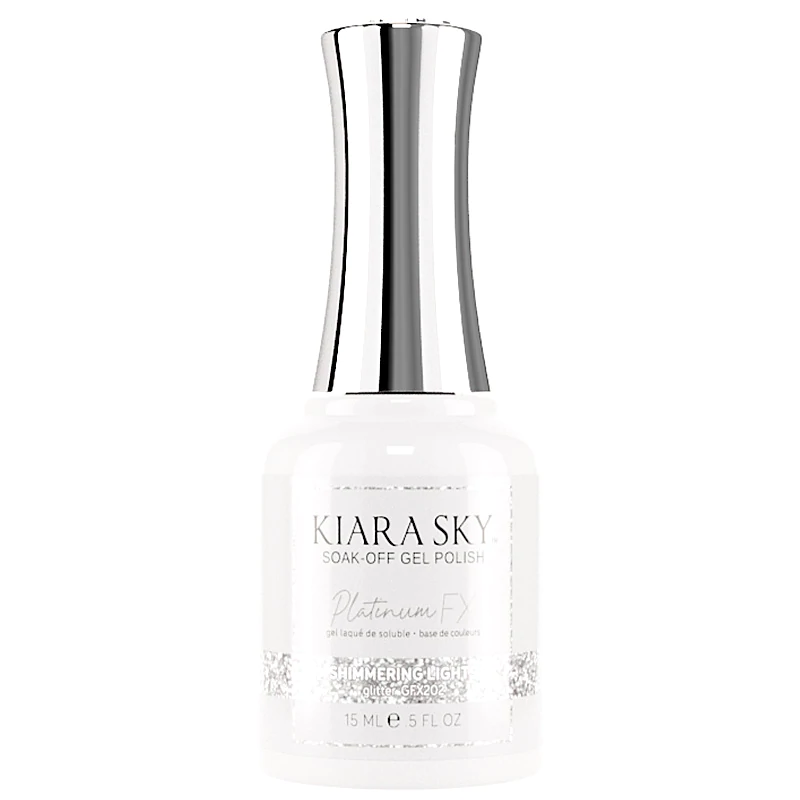 Kiara Sky Platinum FX Gel Polish- SHIMMERING LIGHTS 0.5 oz #GFX202